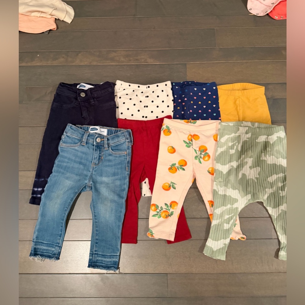 Old Navy Baby Leggings and Pants Set - Multicolor